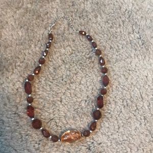 Amber Beaded Necklace